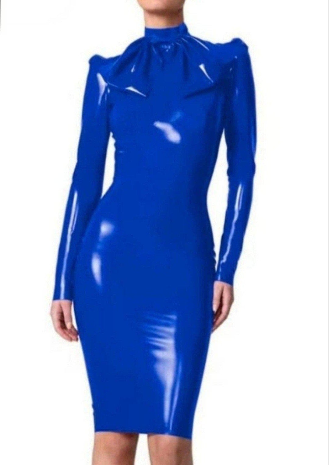 Mooie jurk met speciale mouwtjes, tm 7XL 
Maat XXS tm 7XL (o, Verzenden, Nieuw, Onder de knie