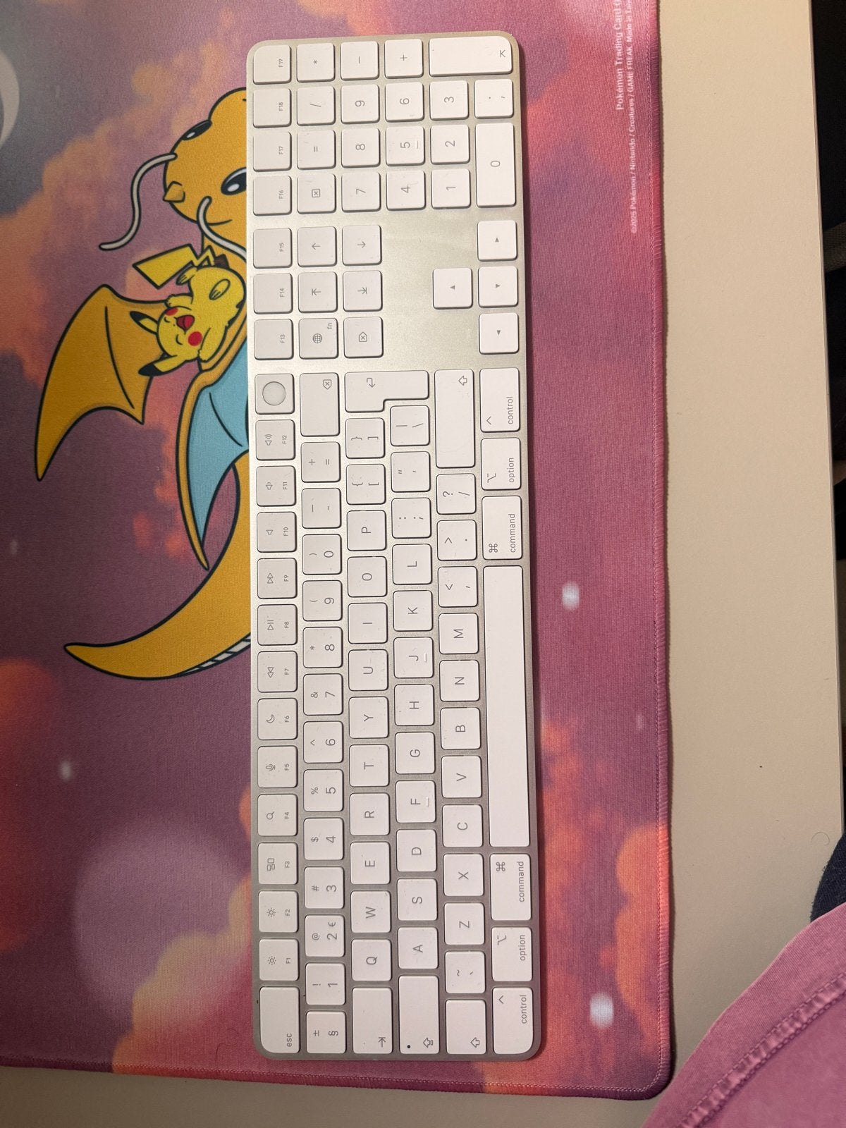 Apple Magic Keyboard with Touch ID and Number Pad, Ophalen, Zo goed als nieuw, Draadloos, Qwerty