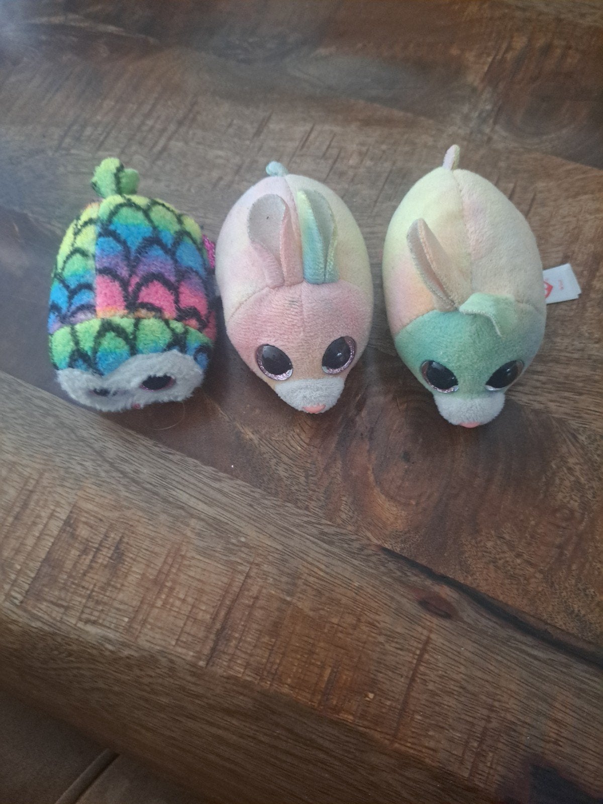 Leuke Ty Beanie Boo's knuffels - 3 stuks, Gebruikt, Konijn, Ophalen of Verzenden, Meerkleurig