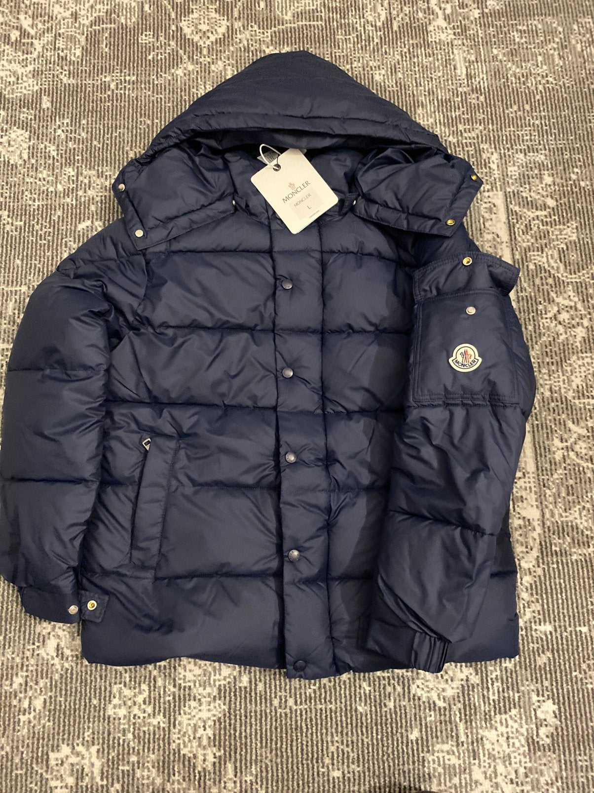 Moncler Vezere (L), Kleding | Heren, Ophalen of Verzenden, Nieuw, Maat 52/54 (L), Blauw