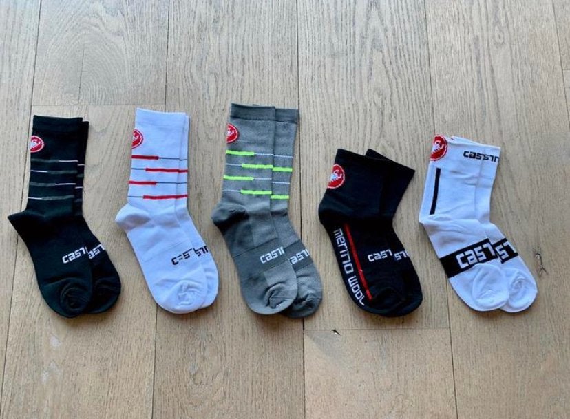 Nieuwe Castelli fietssokken - Diverse kleuren en maten, Verzenden, Nieuw, Kinderen, L