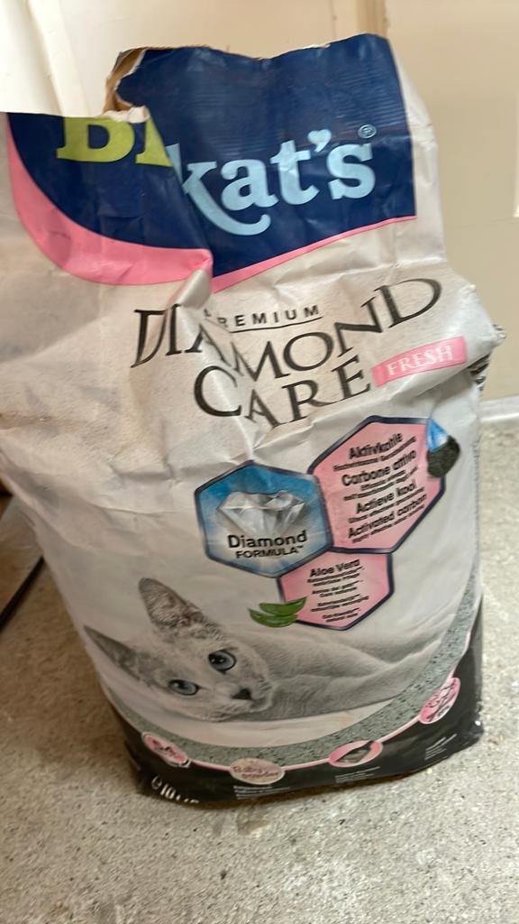 Katten grit, Ophalen, Gebruikt