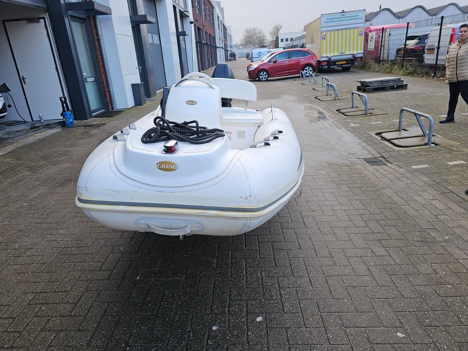 Grand Golden Line RIB met buitenboordmotor, Ophalen of Verzenden, Zo goed als nieuw, Overige typen