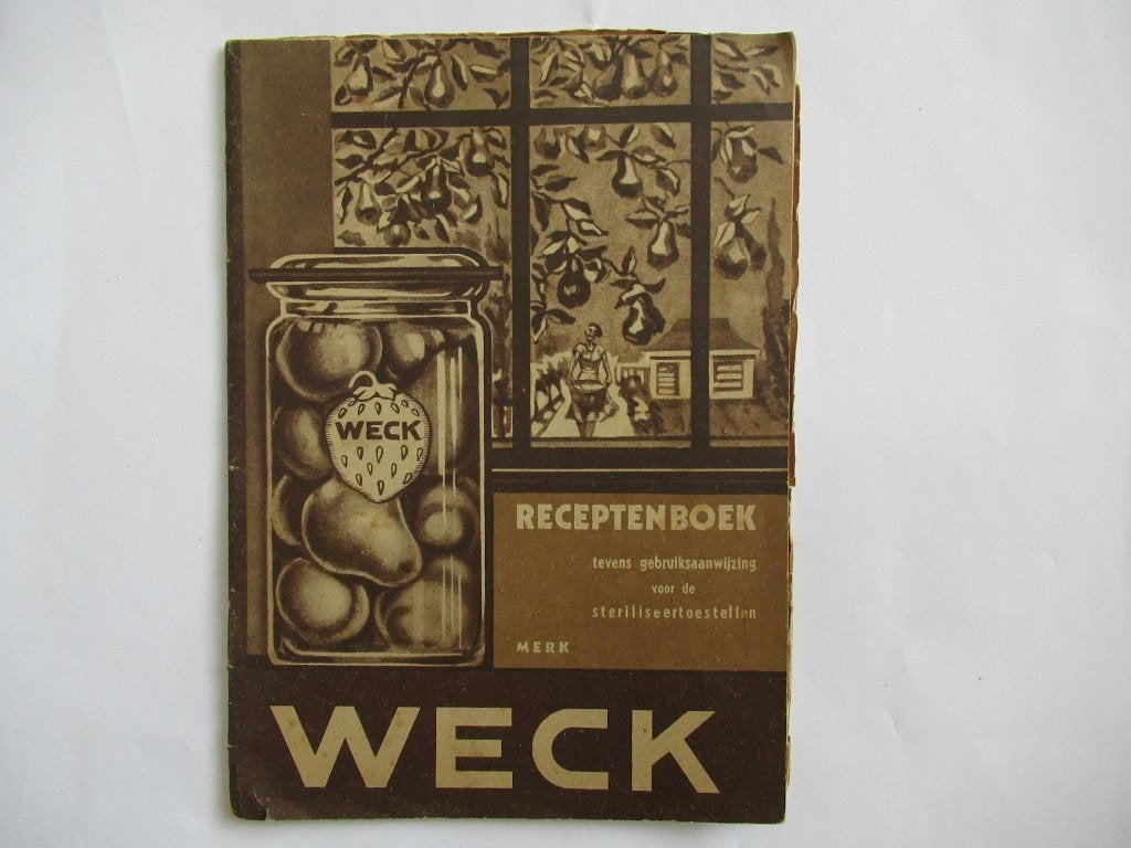 Twee oude Weck gebruiksaanwijzingen en recepten over inmaak, Gelezen, Overige typen, Ophalen of Verzenden, Nederland en België
