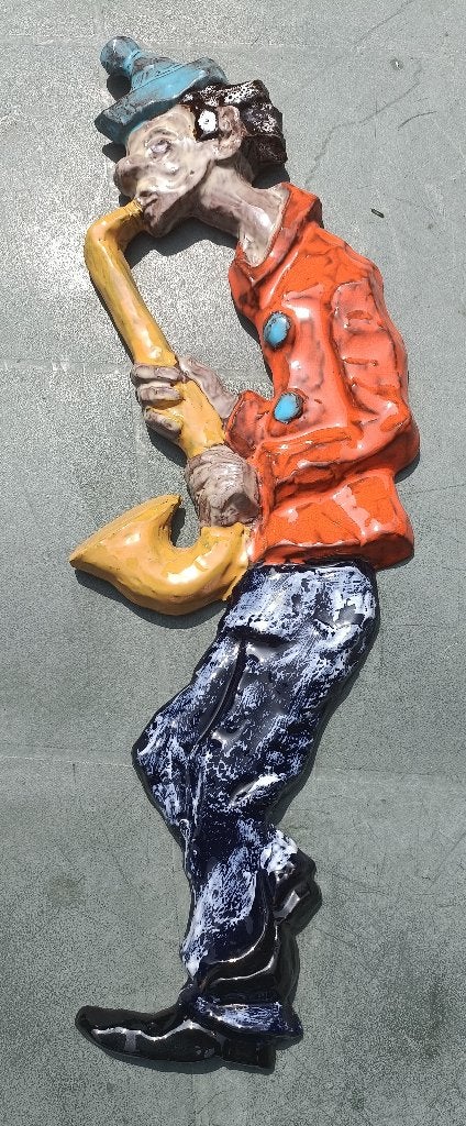 Keramiek vintage mid century clown ANDRé BAYER, Ophalen of Verzenden