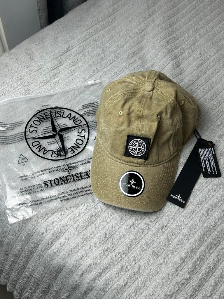 Stone Island pet khaki, Kleding | Heren, Ophalen of Verzenden, Nieuw, One size fits all, Pet