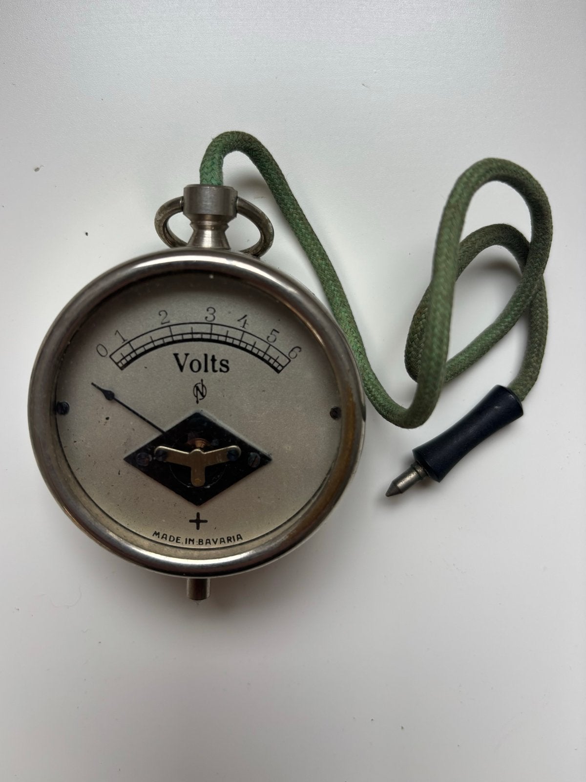 Vintage Voltmeter "Made in Bavaria" met originele doos, Ophalen of Verzenden