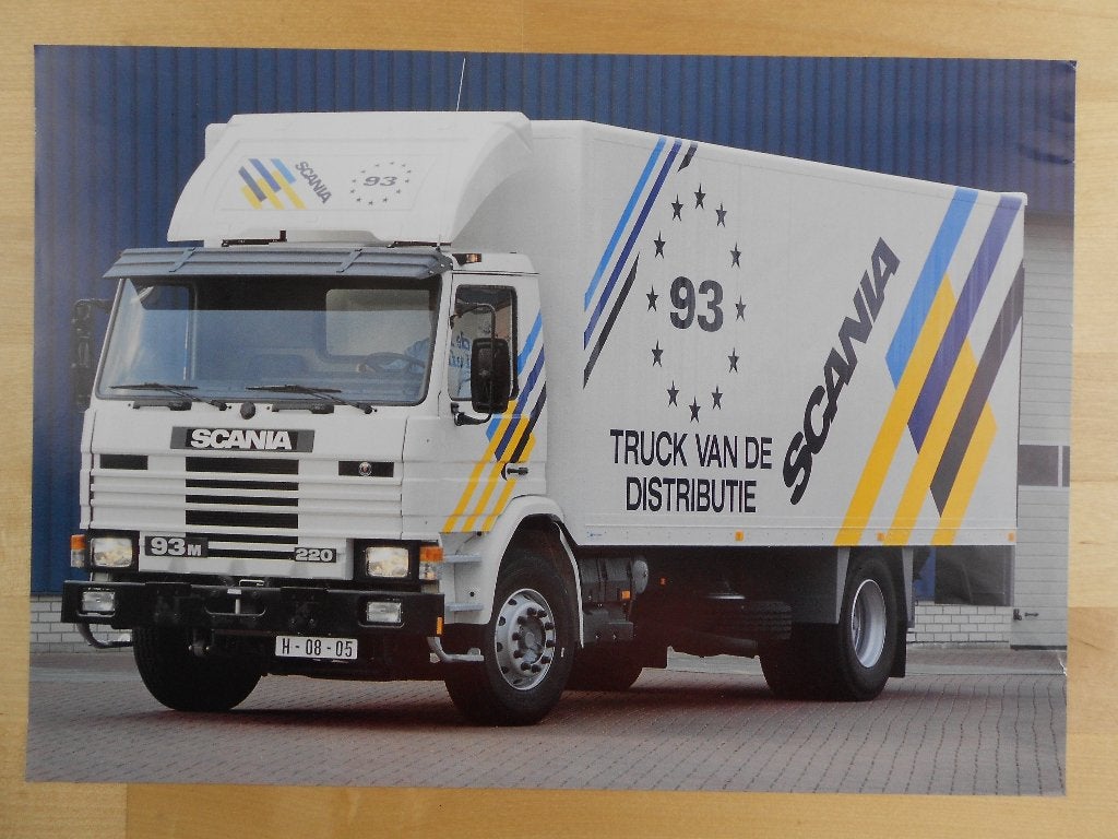 Scania P93 Brochure 1993 93, Ophalen of Verzenden, Zo goed als nieuw, Overige merken, Scania