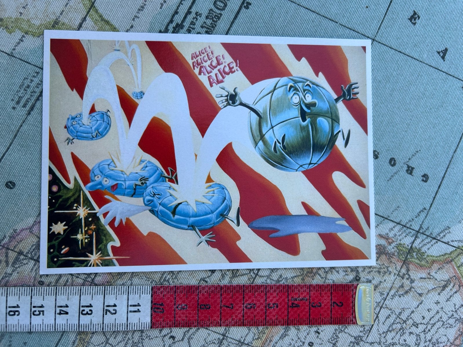 354.Boomerangkaart Radical Myth Alice, Ophalen of Verzenden, Ongelopen