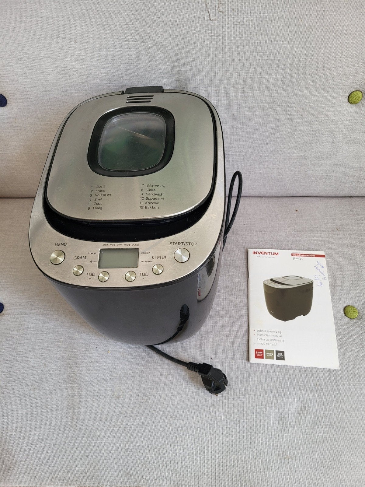 brood maker, Ophalen, Zo goed als nieuw