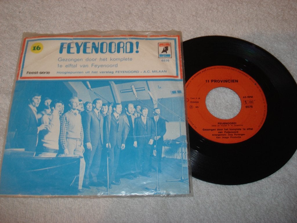 Voetbal   Elftal Feyenoord   Feyenoord     Orgineel, Cd's en Dvd's, Vinyl Singles, Fotohoes, Ophalen of Verzenden, Zo goed als nieuw