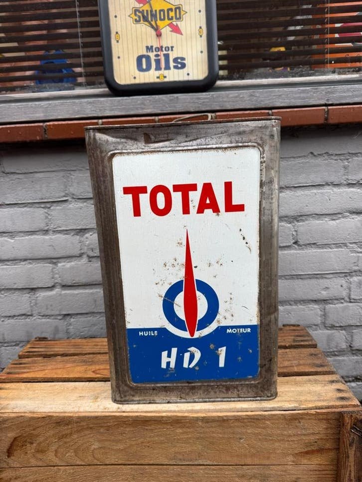Vintage Total HD 1 Olieblik - 20 Liter, Ophalen