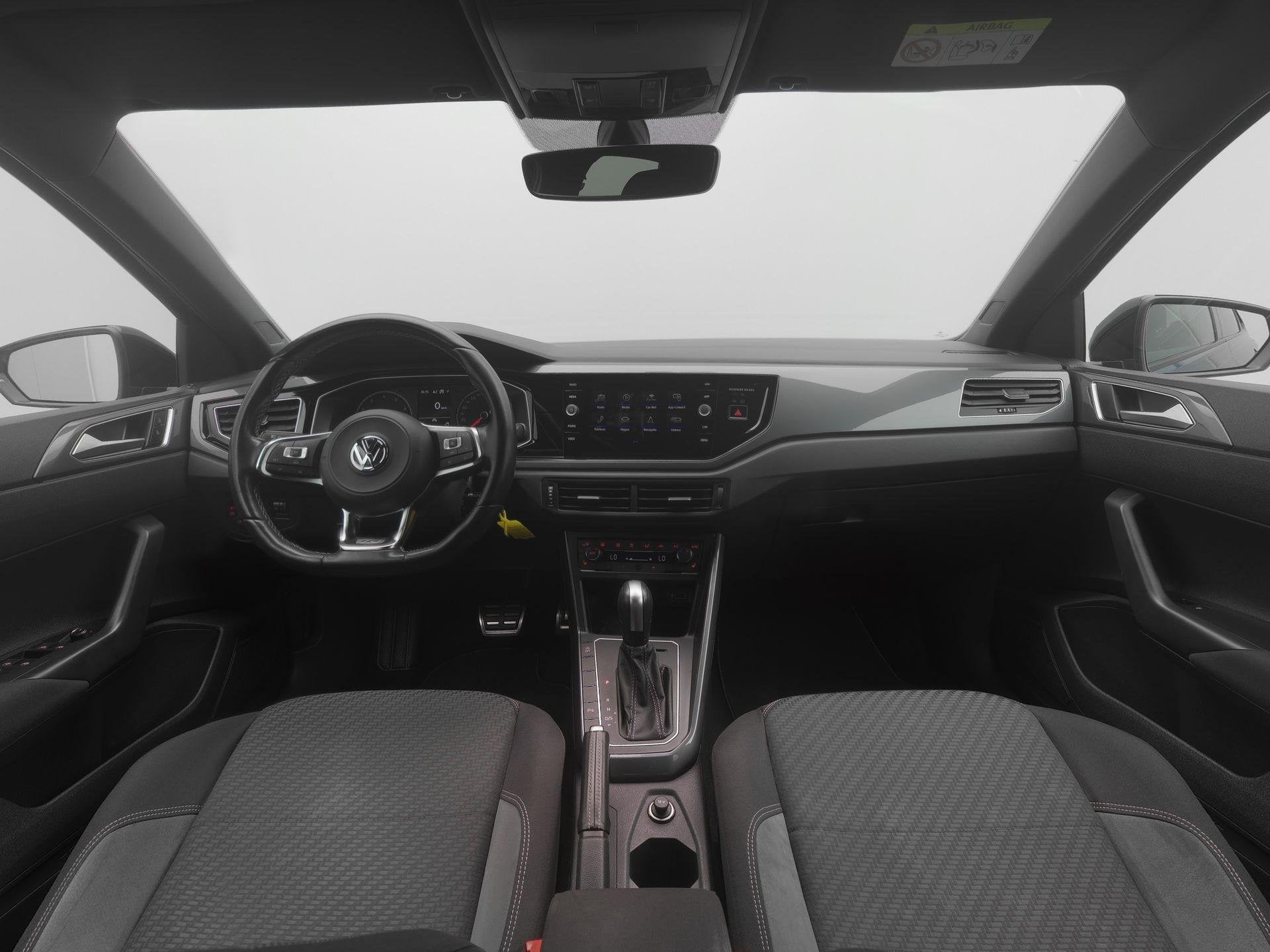Volkswagen Polo R-Line 1.0 TSI 95 PK Highline Automaat | Nav, Auto's, Stof, Gebruikt, Euro 6, 95 pk
