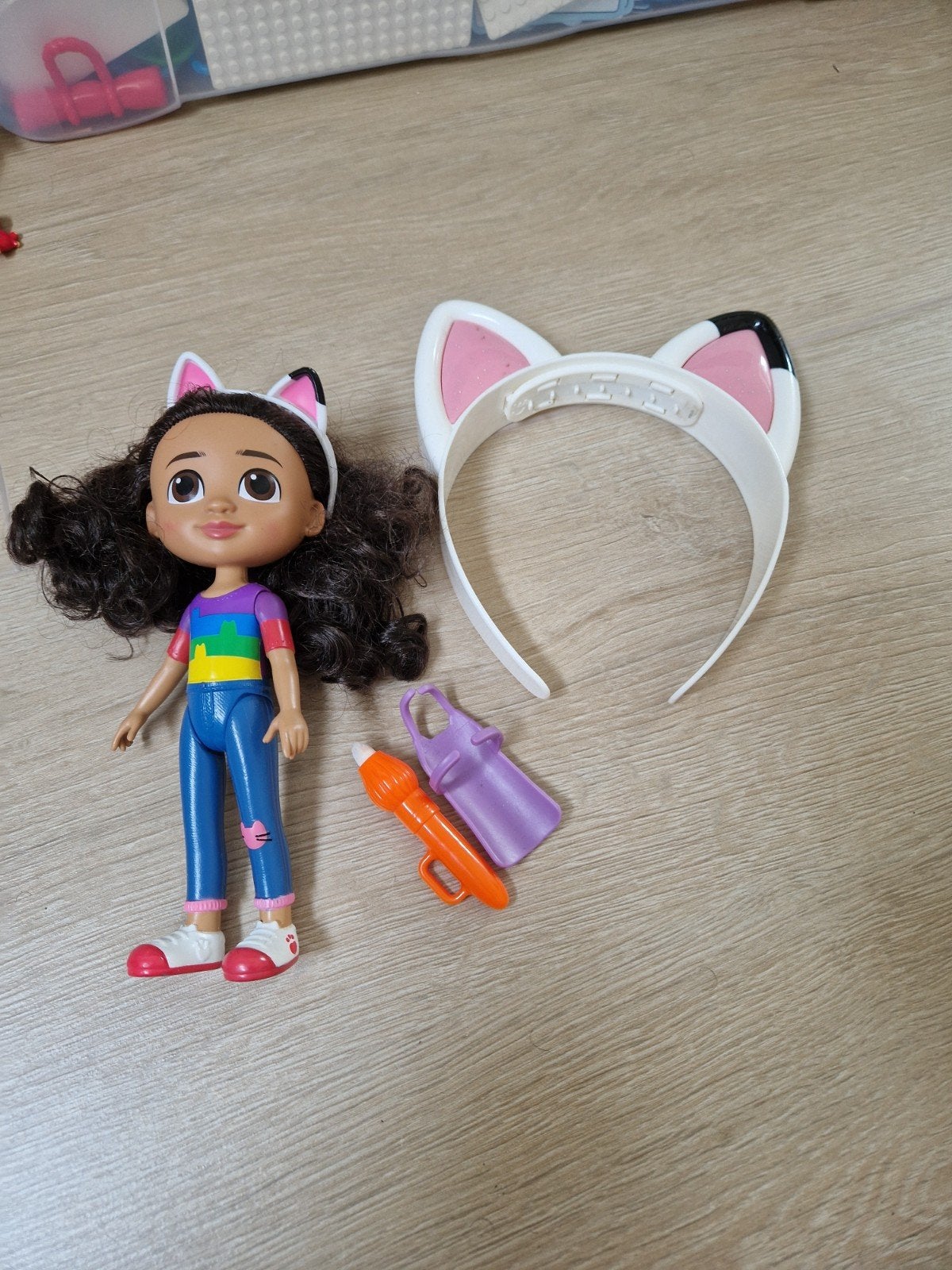 Gabby's Poppenhuis pop met accessoires en haarb, Ophalen of Verzenden, Gebruikt, Overige typen