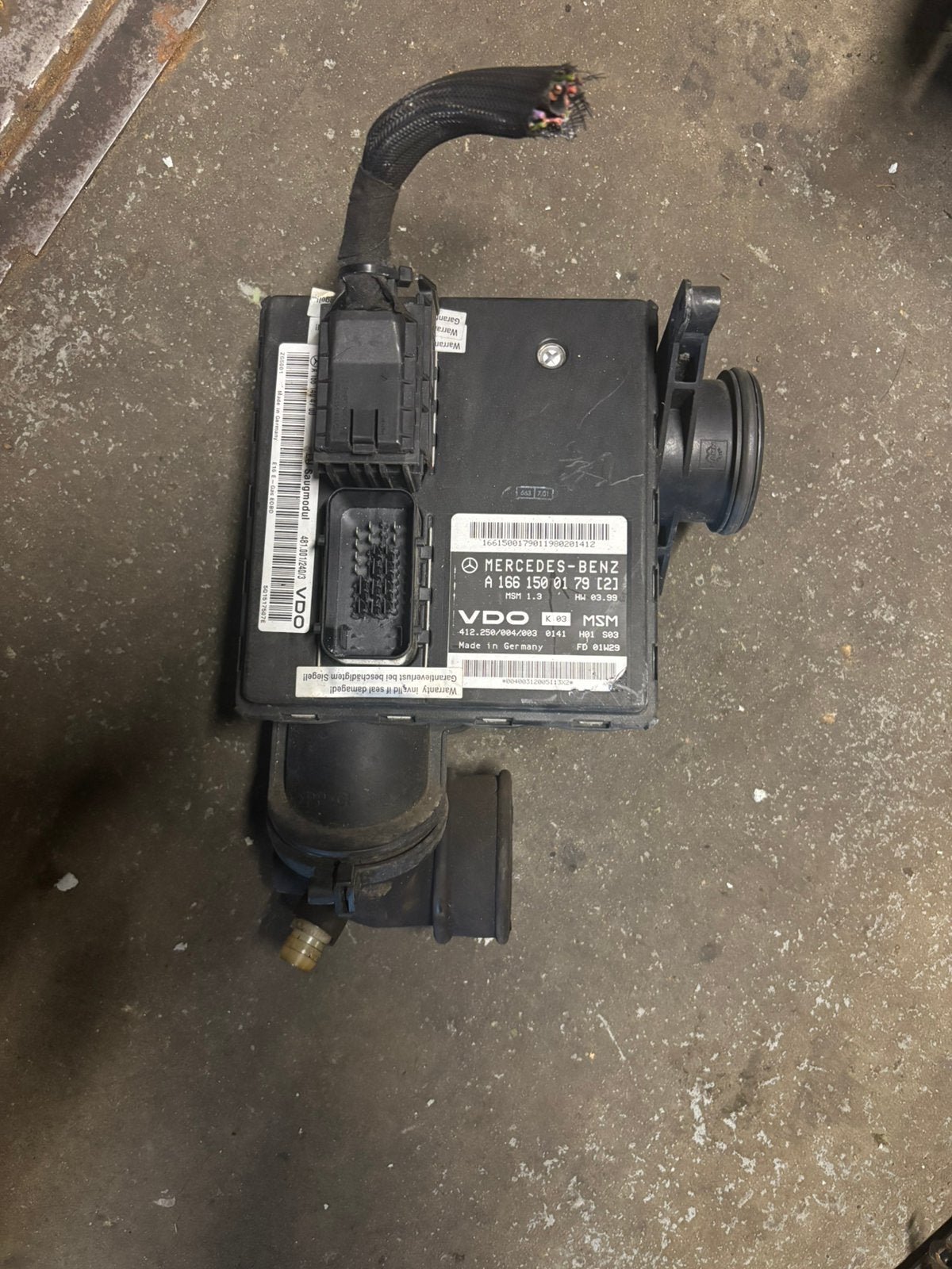 Motormanagement, mercedes A klasse w168, Ophalen of Verzenden, Gebruikt, Oldtimer onderdelen