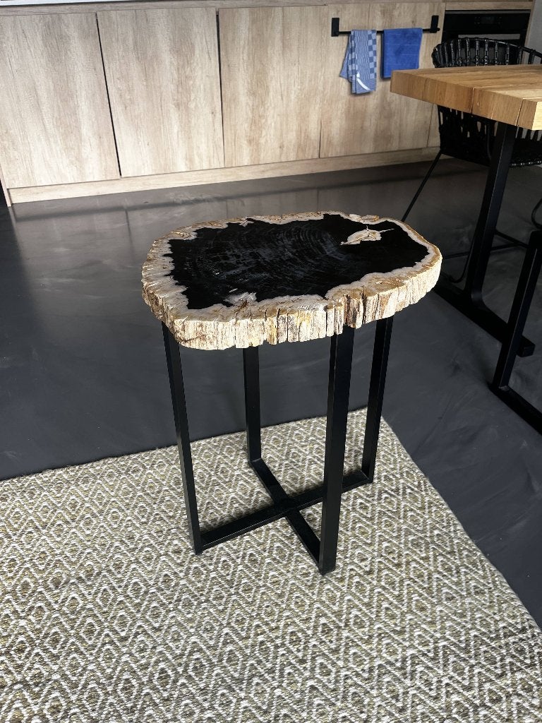 Bijzettafel/salontafel, Ophalen, Rond, 50 tot 100 cm, 50 tot 100 cm