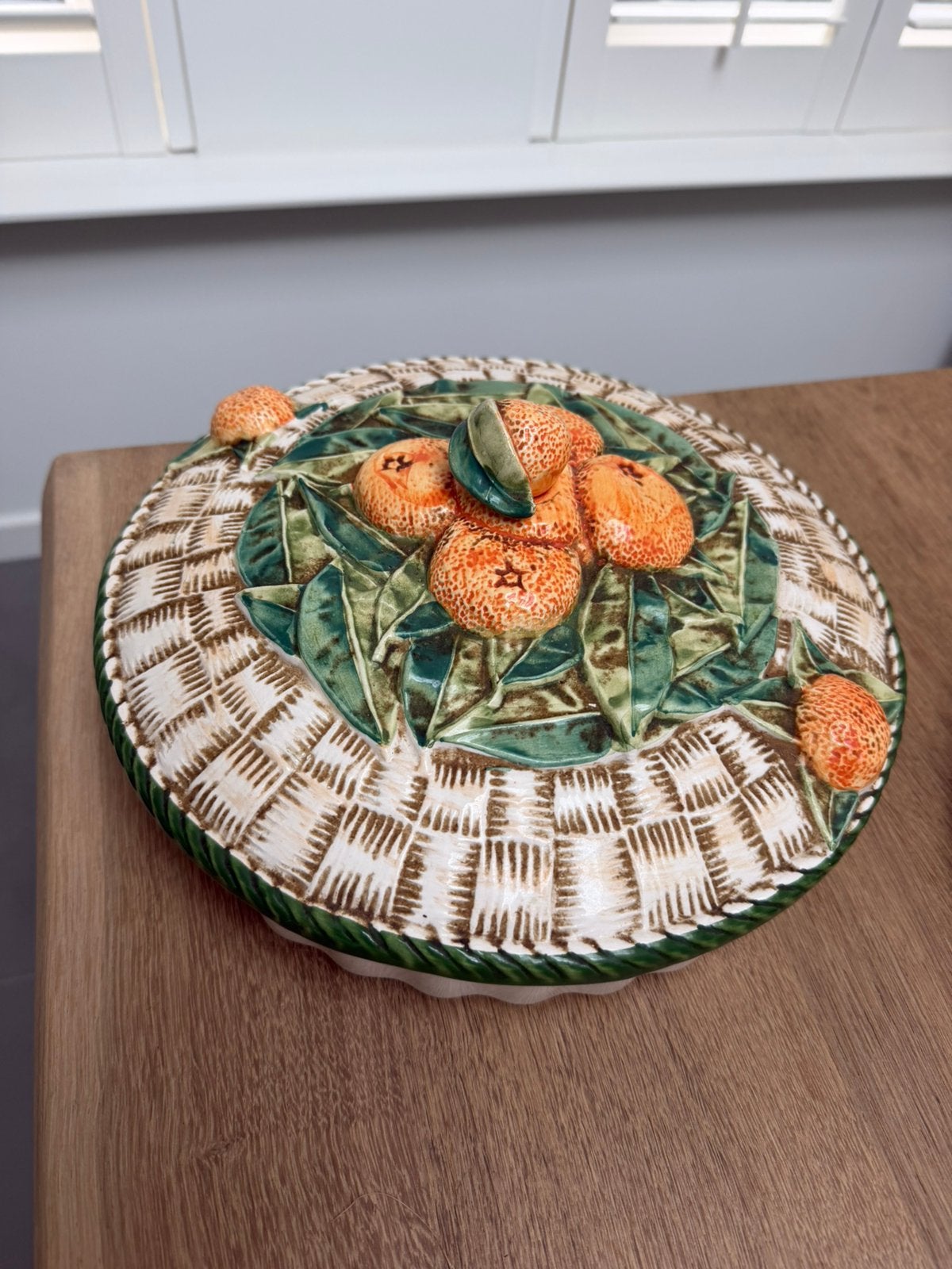 Vintage mooie Franse taartvorm vorm voor vlaai, Ophalen of Verzenden