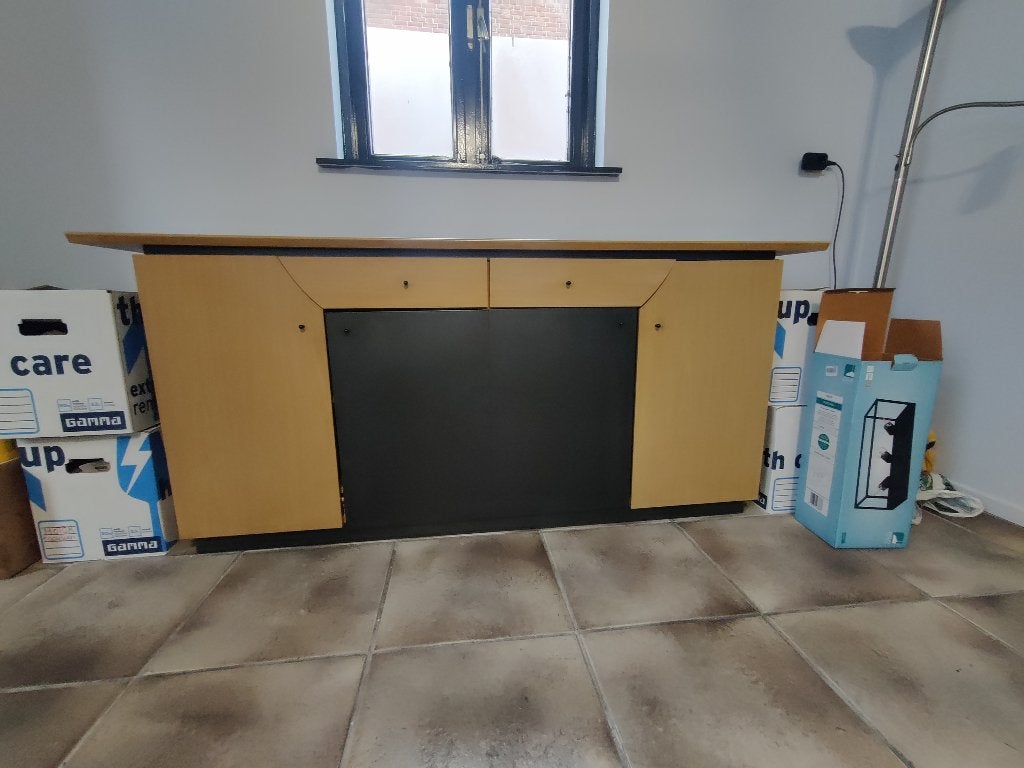 Dressior hout (gratis), Ophalen, Gebruikt, Met lade(s), 200 cm of meer