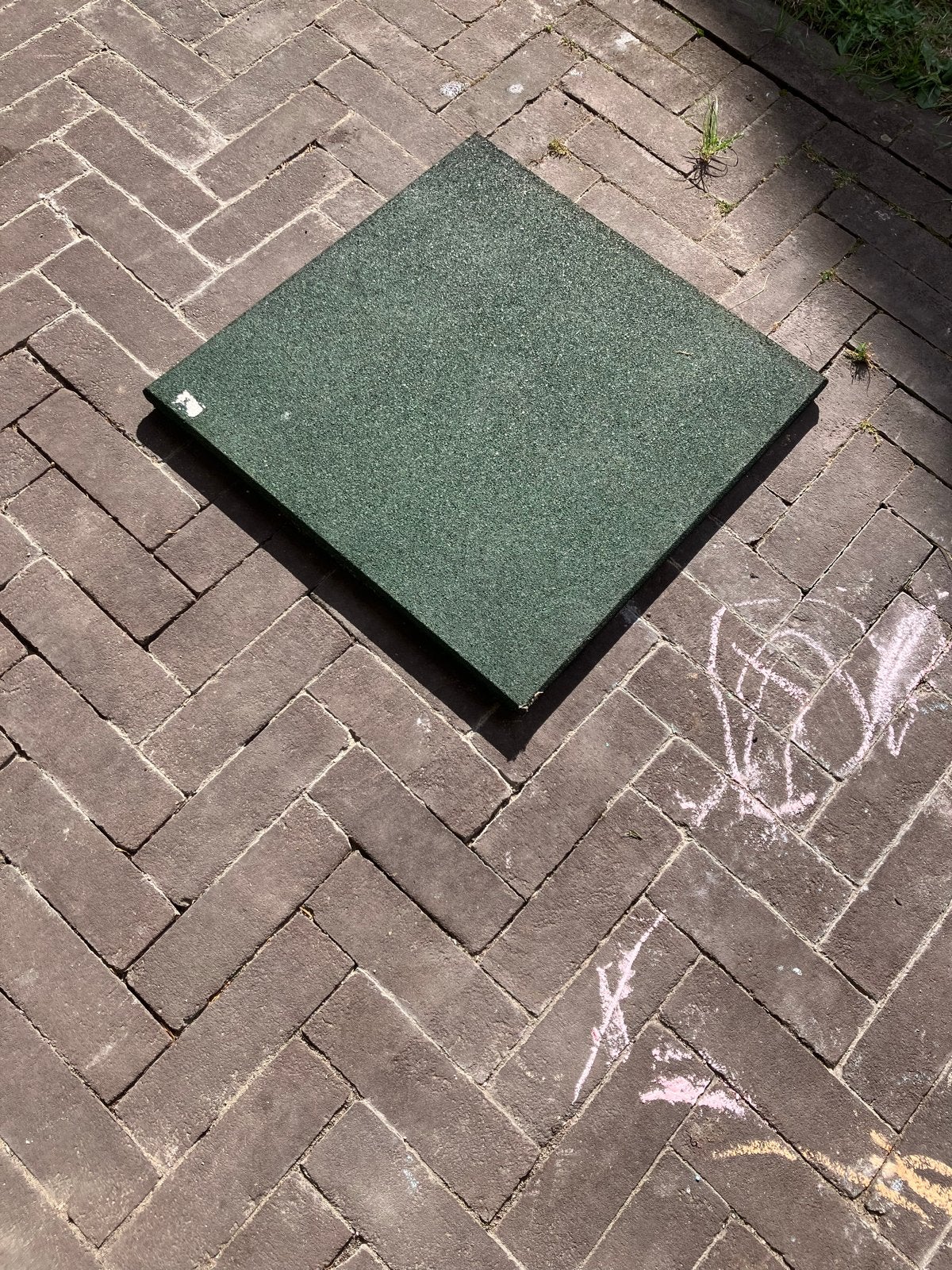 Speeltegels, Tuin en Terras, Tegels en Klinkers, Ophalen, Gebruikt, Rubber, 5 tot 10 m²