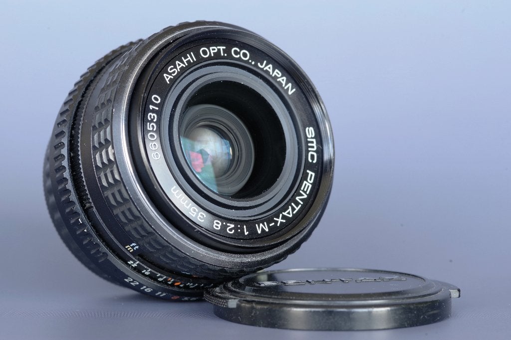 PENTAX K/M objectieven, 35, 40 en 100 mm, Overige typen, Zo goed als nieuw, Pentax K-mount, Handmatige focus