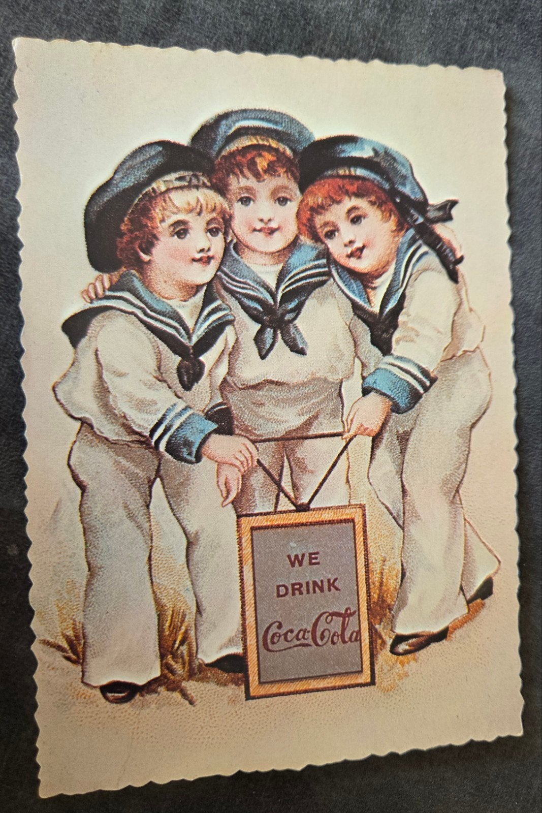 Vintage Coca-Cola Ansichtkaart - Illustratie uit 1894, Verzenden, Ongelopen, Overige thema's