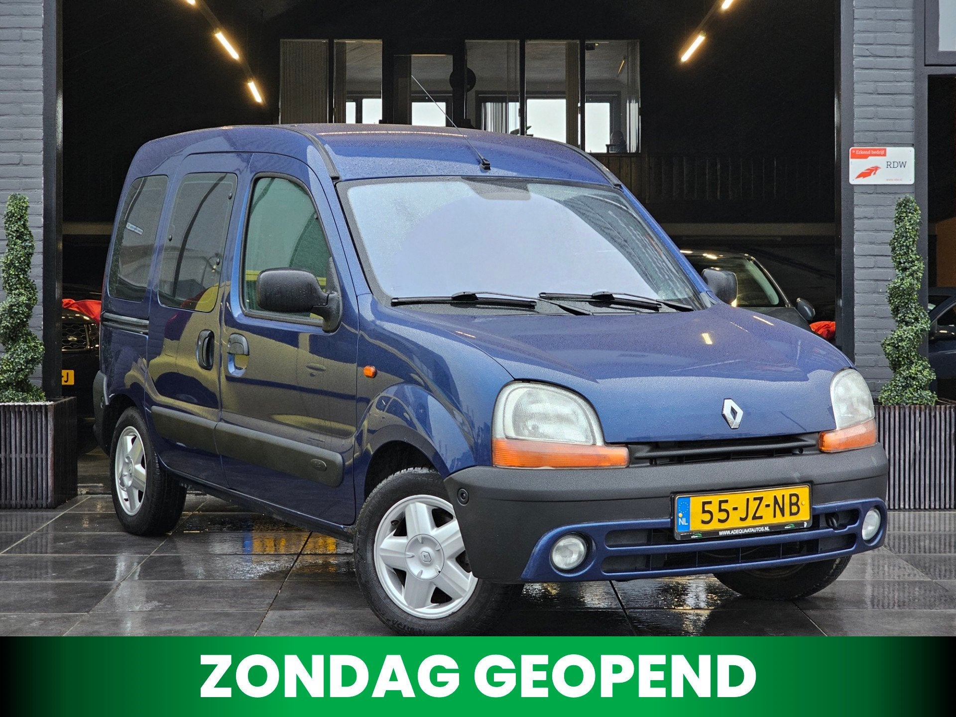 Renault Kangoo 1.4 GOED LEZEN|Rolstoelauto|AUT|Airco|El.Ram, Auto's, Renault, Stof, Gebruikt, Huisgarantie, 4 cilinders