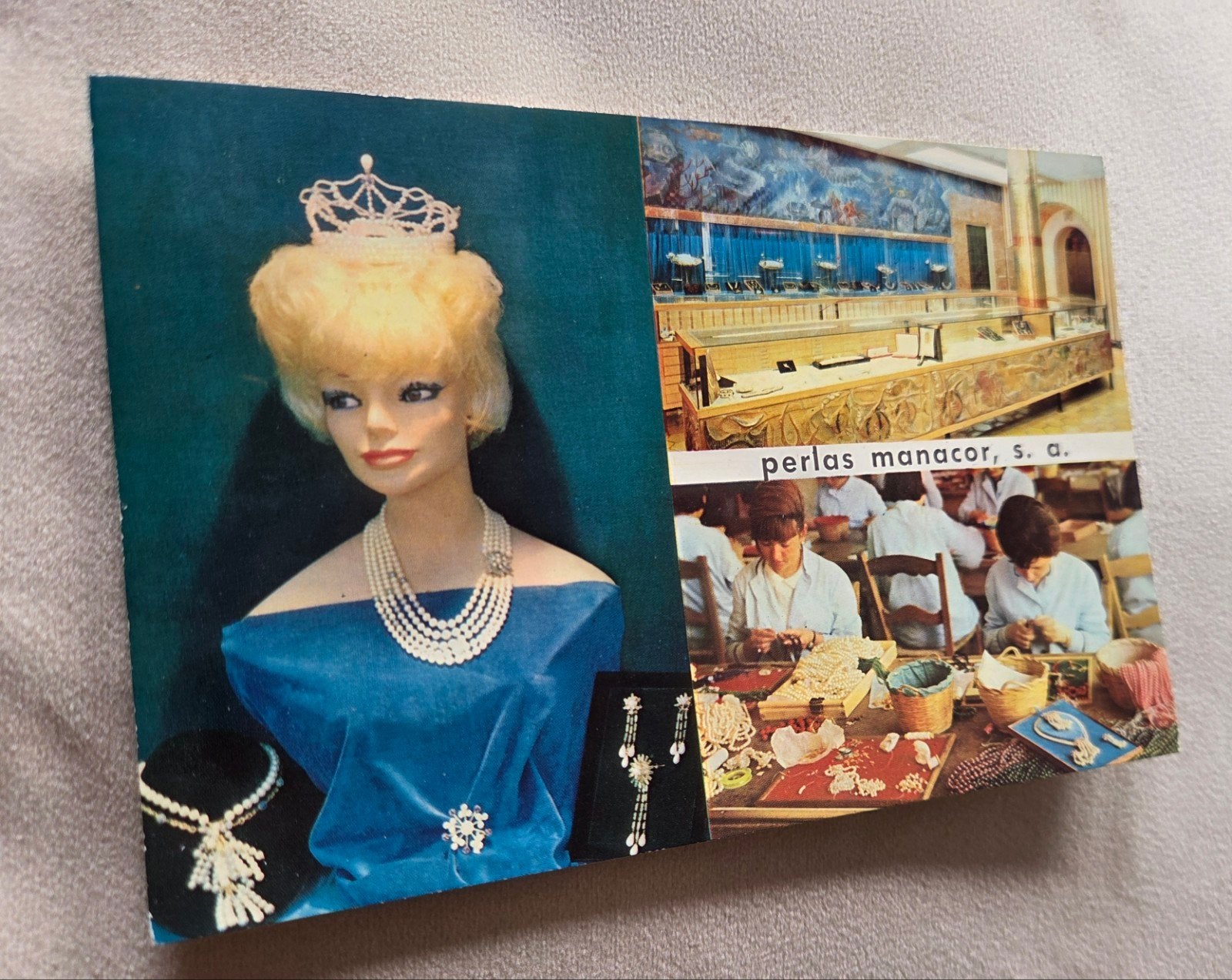 Vintage Ansichtkaart Perlas Manacor, Spanje, Verzenden, 1960 tot 1980, Ongelopen, Spanje