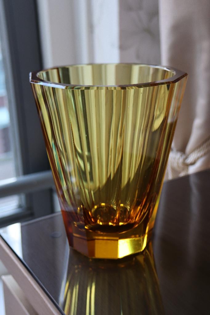 Modern Tsjechisch design glas vaas Magdalena Pejga c 2000, Antiek en Kunst, Antiek | Glas en Kristal, Ophalen of Verzenden
