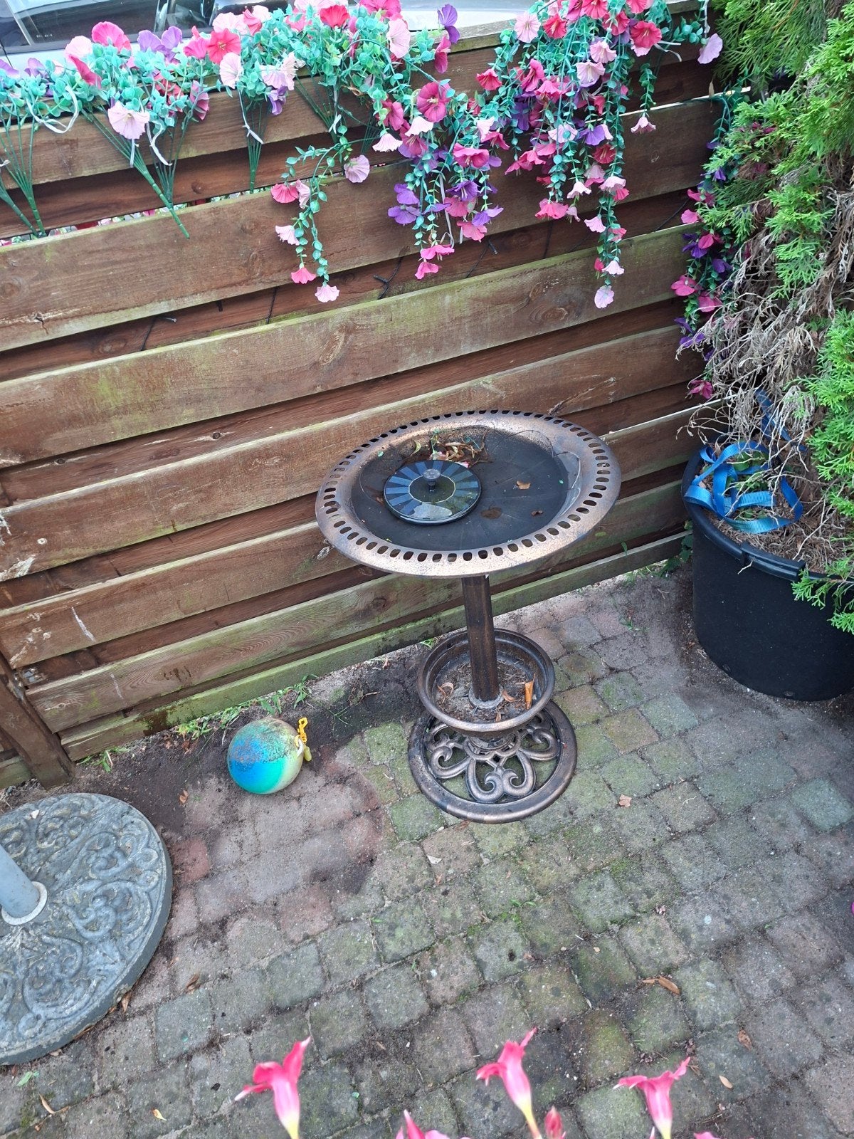 waterfontein zeer mooi, Tuin en Terras, Ophalen of Verzenden, Zo goed als nieuw, Aluminium, Waterornament