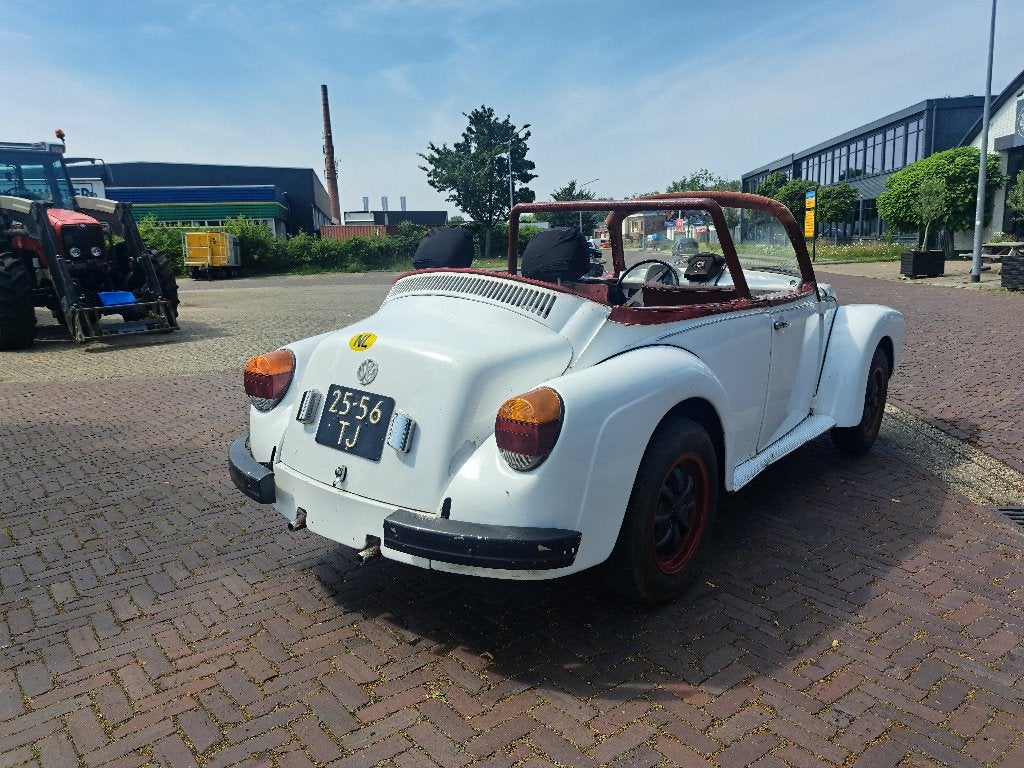 Volkswagen Kever cabrio Roll's Royce buggy, Auto's, Oldtimers, Achterwielaandrijving, Cabriolet, Volkswagen, Wit