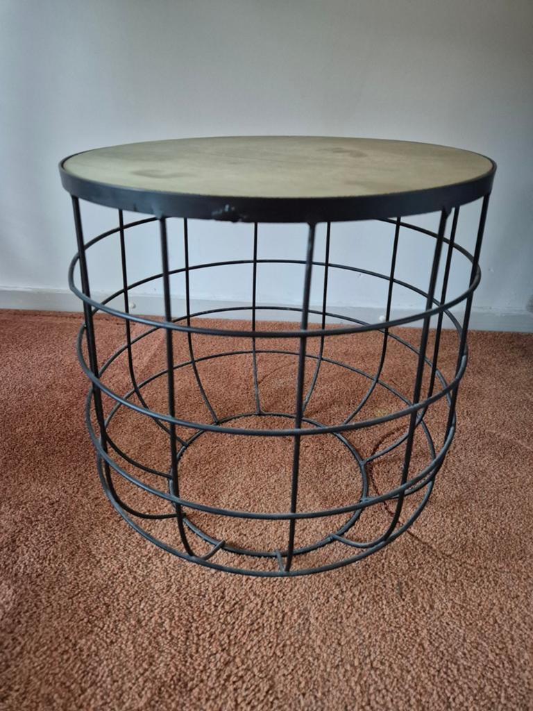 Tafel nachtkastje bijzettafel, Ophalen, Minder dan 45 cm, Minder dan 55 cm, Rond