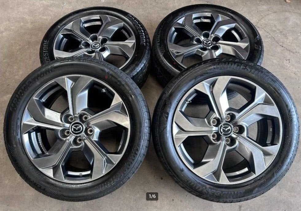 18 inch originele velgen + zomerbanden Mazda MX-30, 18 inch, Gebruikt, -, -