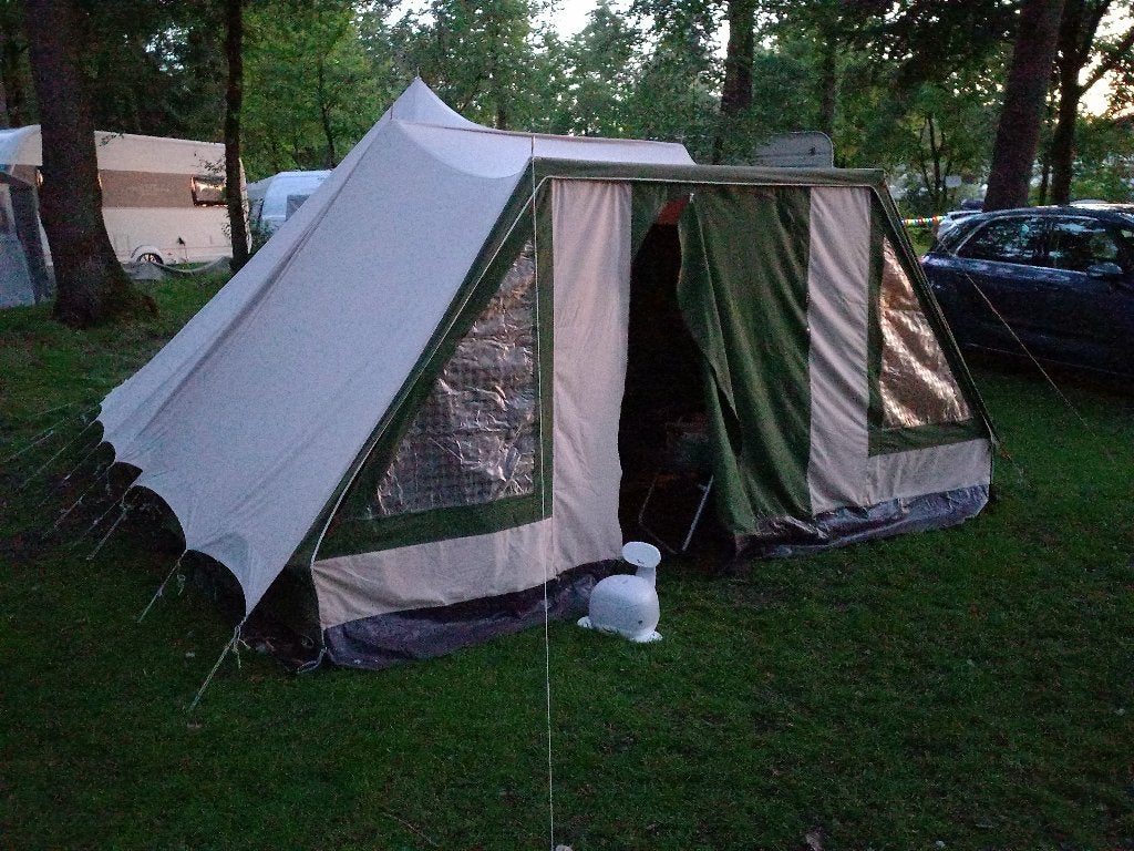 Vierpersoonstent, Caravans en Kamperen, Ophalen, Gebruikt, Tot en met 4