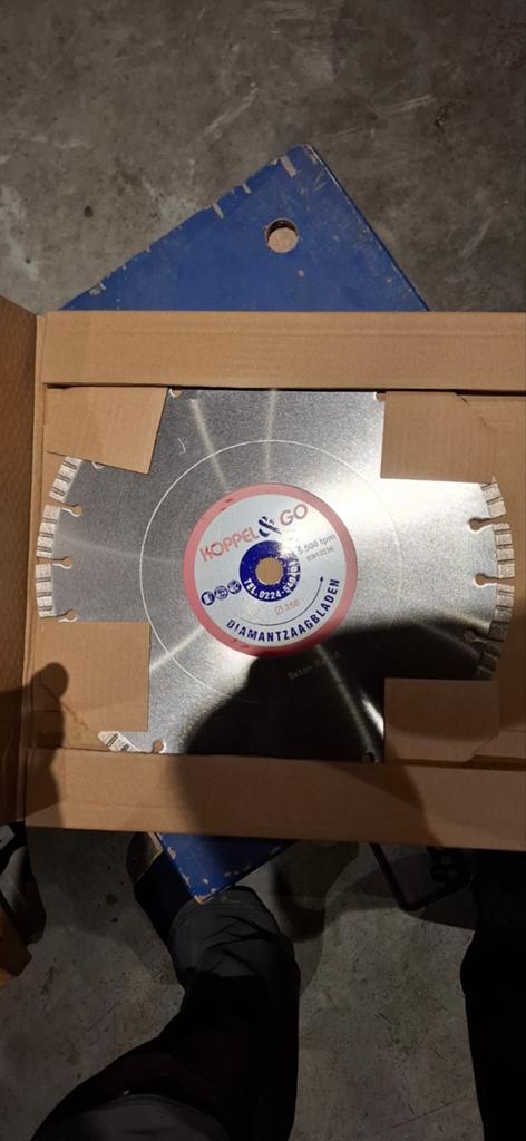 Diamant zaagblad 350mm asgat 20 mm, Ophalen of Verzenden, Nieuw, 1000 watt of meer, Overige typen