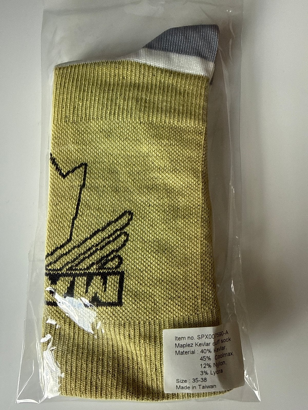 Maplez Kevlar sokken - Maat 35-38 etc., Sokken en Kniesokken, Nieuw, Ophalen of Verzenden, Geel