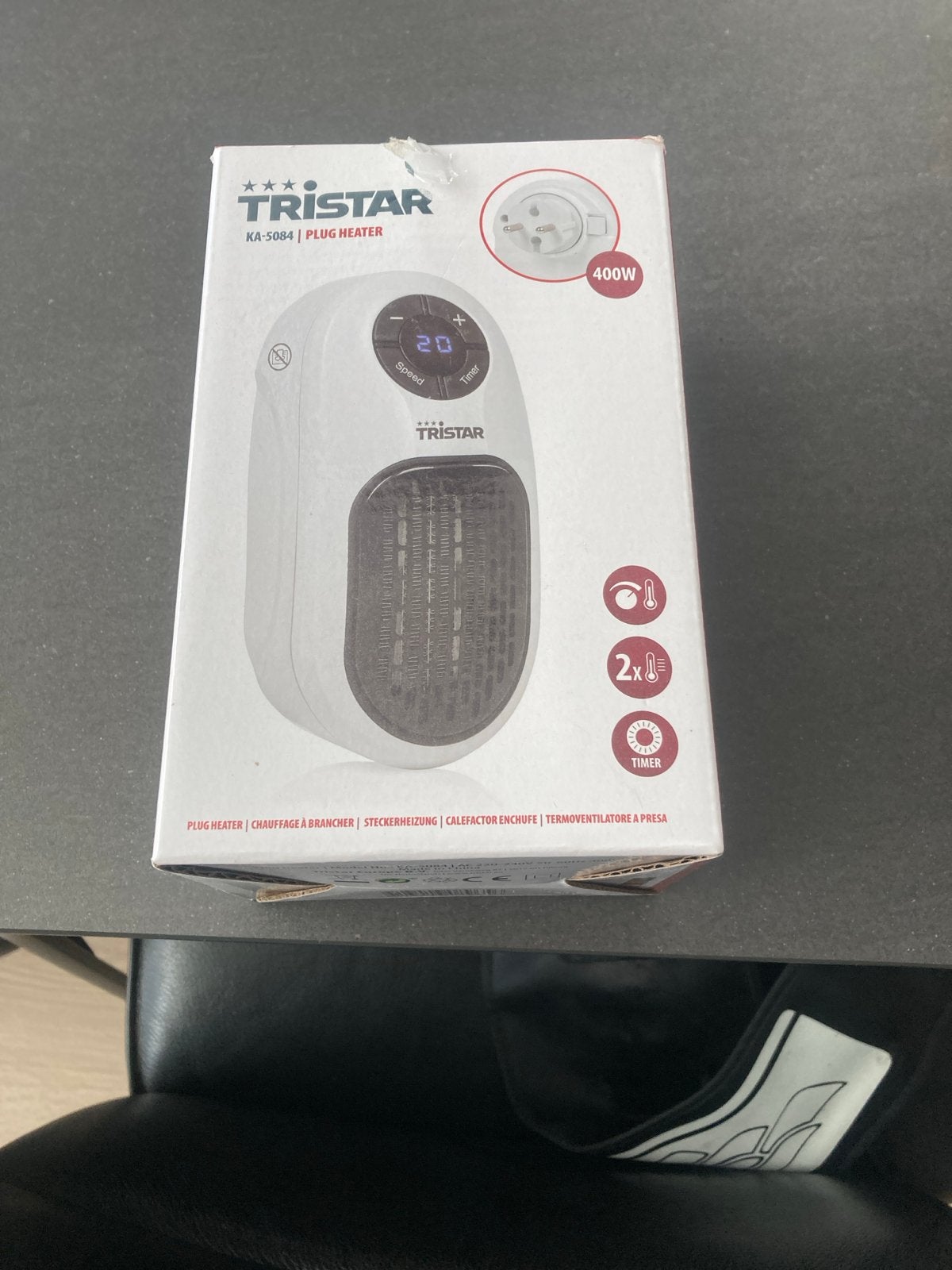 Tristar KA-5084 Plug Heater - Compacte Keramische Kachel, Minder dan 30 cm, Minder dan 60 cm, Ophalen of Verzenden, 200 tot 500 watt