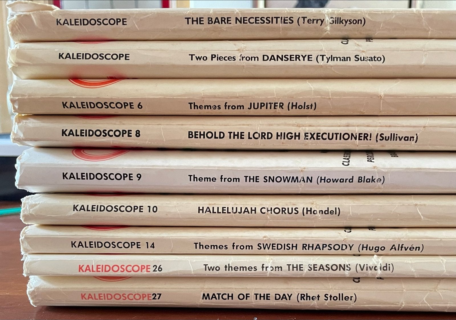 Kaleidoscope bladmuziek voor (jeugd)orkest - diverse titels, Ophalen, Gebruikt, Klarinet, Klassiek