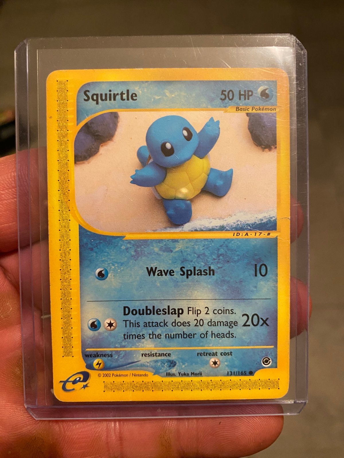 Squirtle vintage E series kaart, Verzenden, Zo goed als nieuw