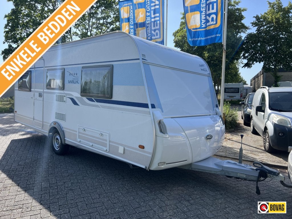 Wilk S4 490 UE Isabella voortent, Schokbreker, Rondzit, Bedrijf, 4 tot 5 meter