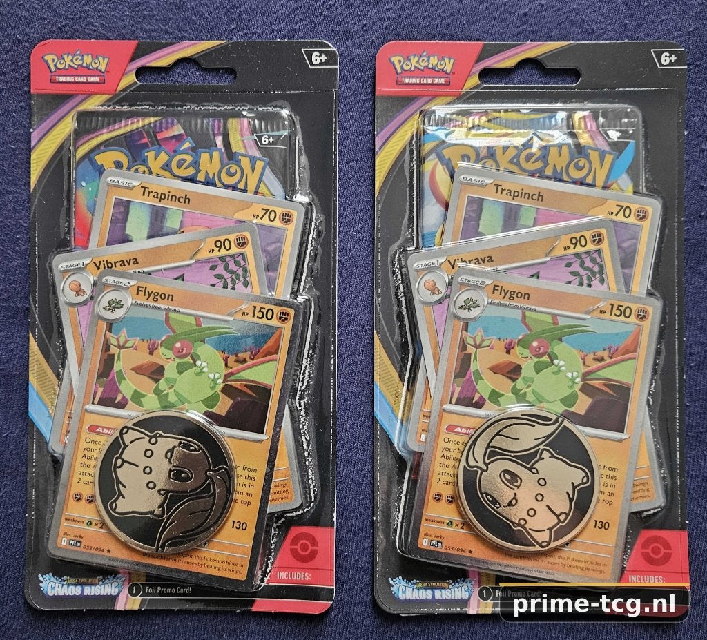 Pokémon Chaos Rising – Flygon Premium Checklane Blister, Ophalen, Nieuw, Booster, Foil