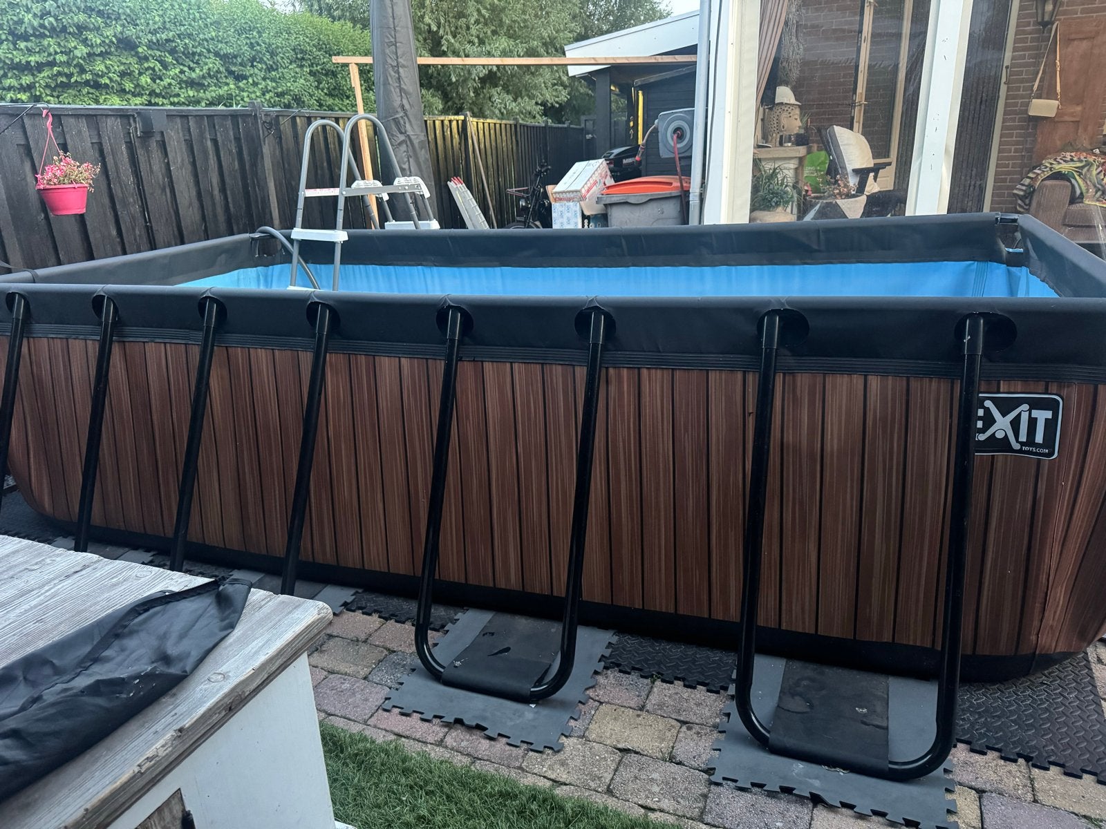 Exit Toys Zwembad met zandfilter en solarverwarming, Tuin en Terras, Zwembaden, Ophalen, Gebruikt, 200 tot 300 cm, 80 tot 120 cm