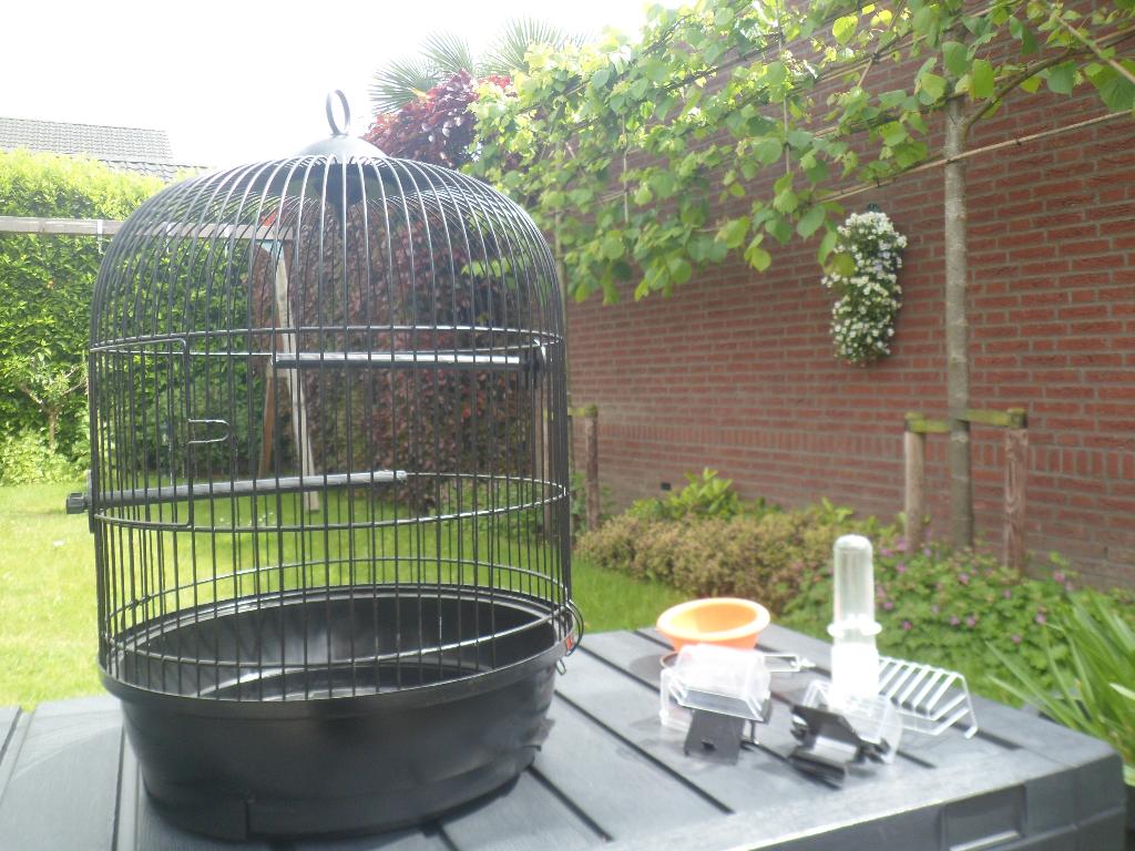 Vogelkooi, Dieren en Toebehoren, Vogels | Hokken en Kooien, Ophalen, Zo goed als nieuw, Metaal, Vogelkooi