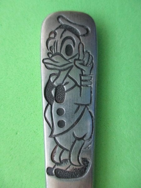 (KB5531) Kinderbestek Donald Duck mes, Ophalen of Verzenden, Gebruikt