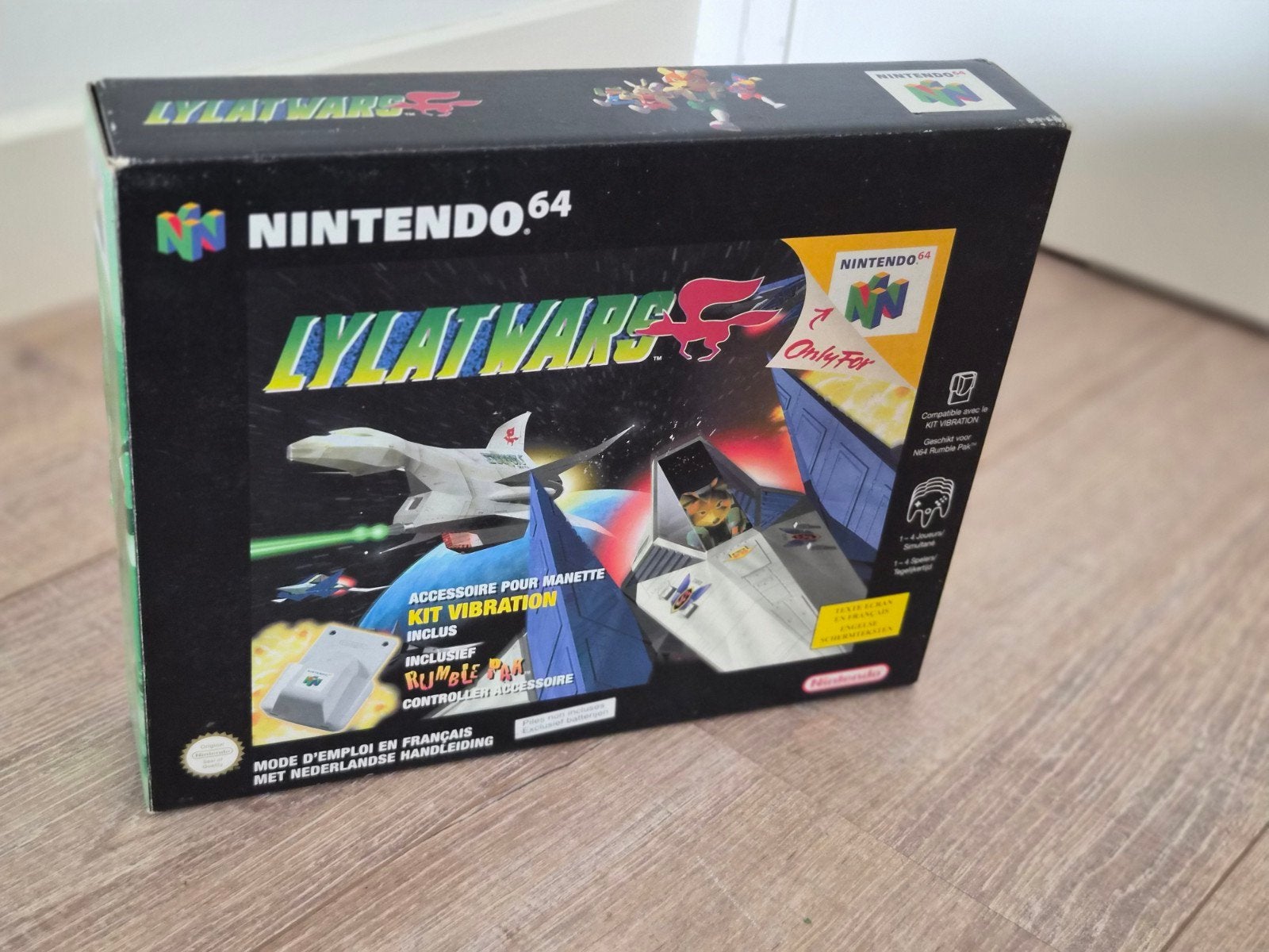 Lylat Wars N64 Compleet met Rumble Pak - Zo goed als nieuw, Ophalen, Shooter, 1 speler, Zo goed als nieuw