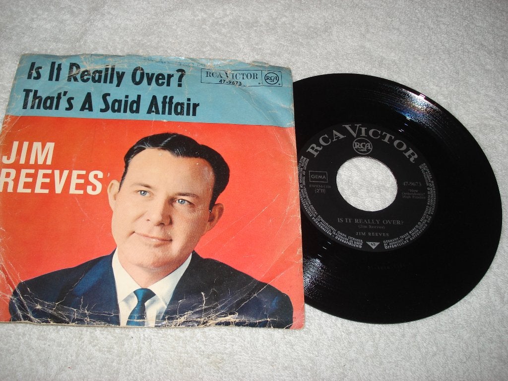 Jim Reeves   is it really over    Orgineel, Fotohoes, Ophalen of Verzenden, Zo goed als nieuw, Country en Western