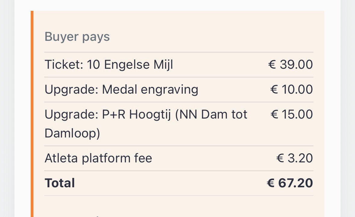 Dam tot Damloop 10 Miles 20 Sept (Rotterdam), Eén persoon, September