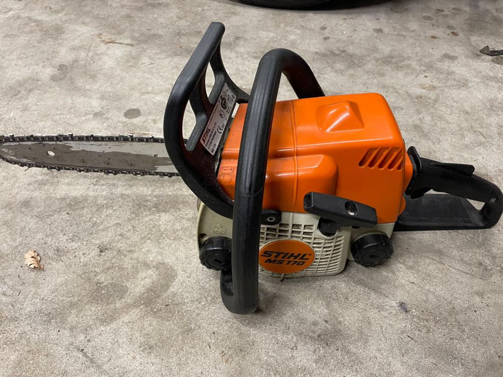 Stihl ms 170, Ophalen, 1200 watt of meer, Kettingzaag, 30 tot 70 mm