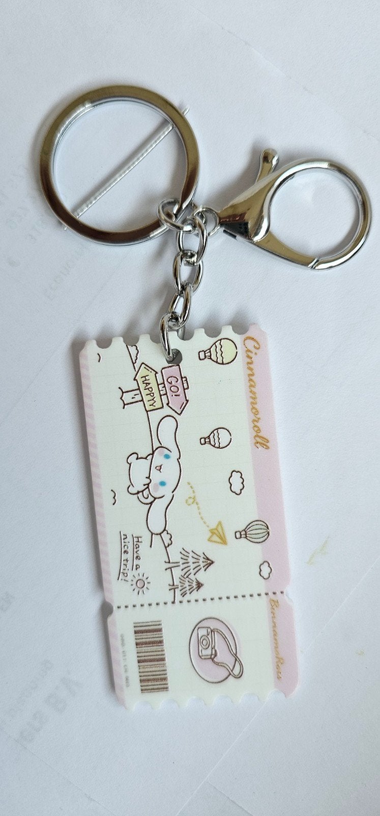 Cinnamoroll sleutelhanger - Nieuw, Ophalen of Verzenden, Nieuw, Knuffel of Figuurtje