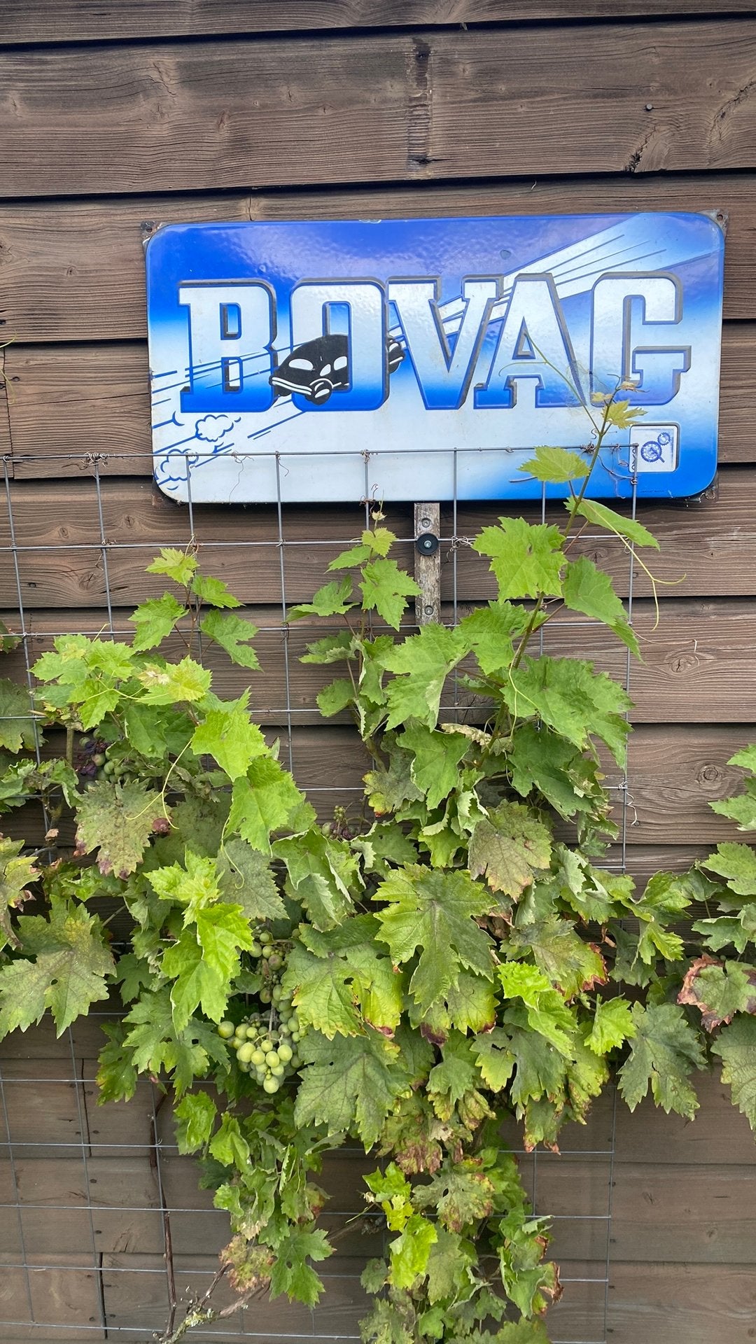 BOVAG emaille reclamebord, Verzamelen, Ophalen of Verzenden, Gebruikt, Reclamebord