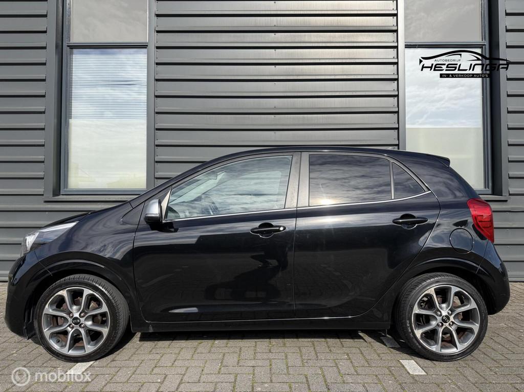 Kia Picanto 1.0 CVVT Design Edition | Leder, Auto's, Kia, Voorwielaandrijving, Gebruikt, Euro 6, Zwart